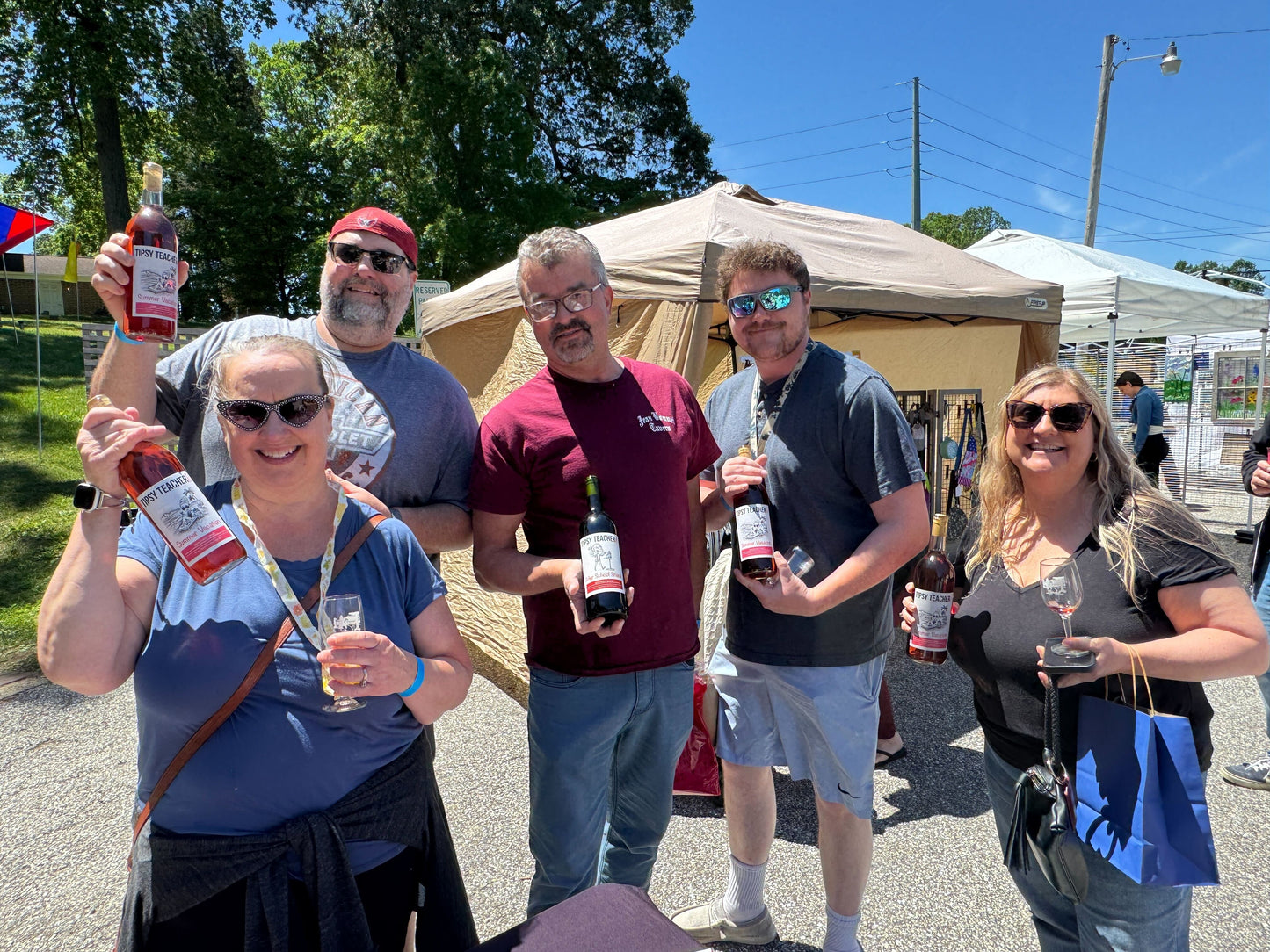 Tipsy Teacher Summer Vacation wine product image