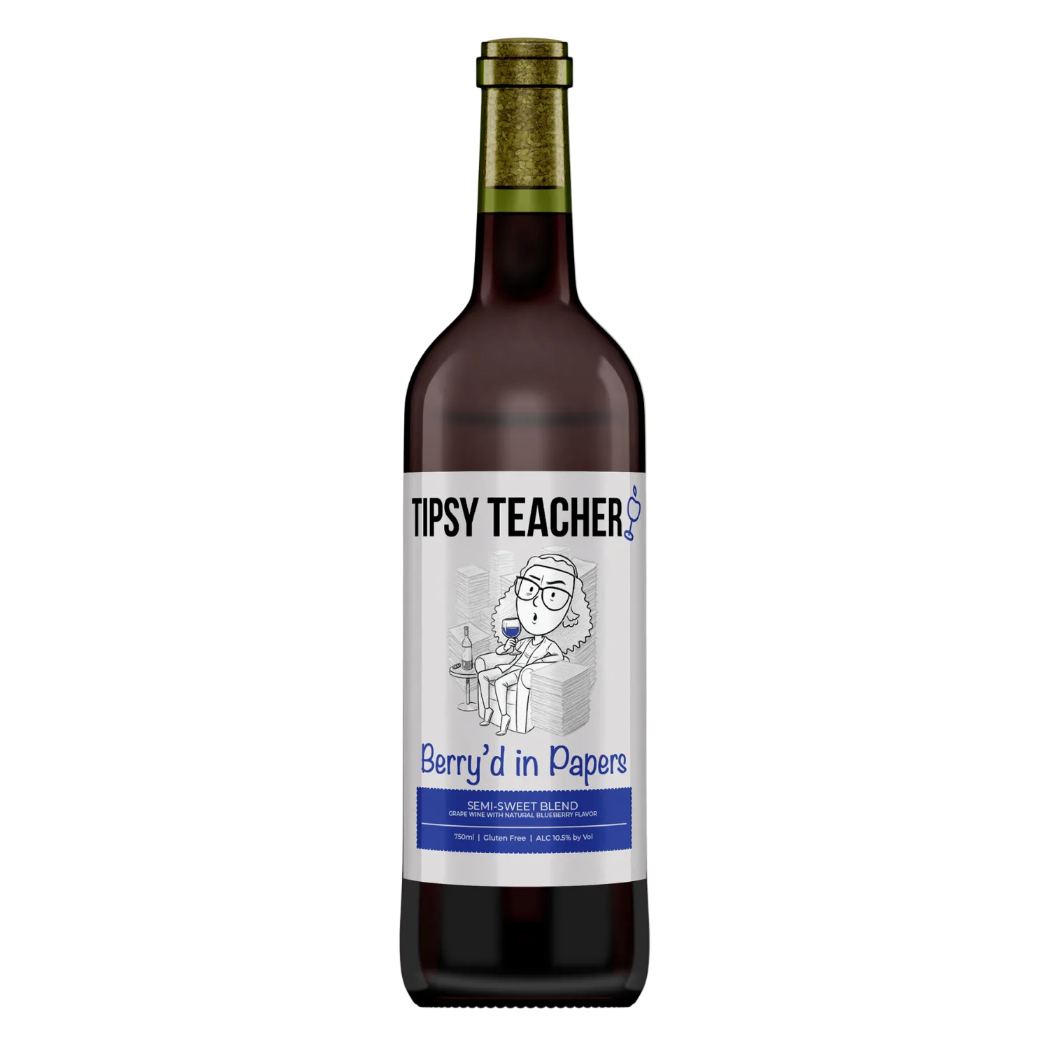 Berry'd In Papers blueberry red blend wine - teacher gift wine